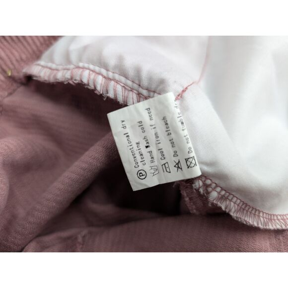 Amazon Basics WOMEN’S Medium corduroy straight pants blush pink casual - Picture 5 of 5